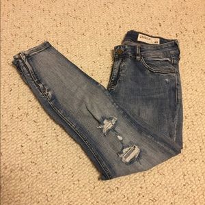 Pistola distressed jeans 7/8 length